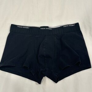 Vision Assembly Black Boxer Briefs (Korean Brand) DEADSTOCK